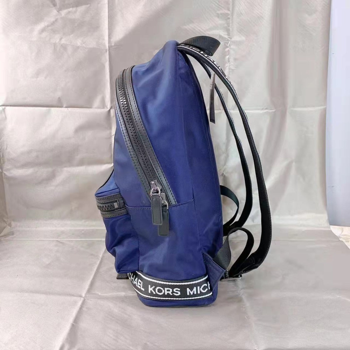 Michael Kors Kent 37S0SKNB2C Nylon Backpack In INDIGO Michael Kors Kent 37S0SKNB2C Nylon Backpack In INDIGO